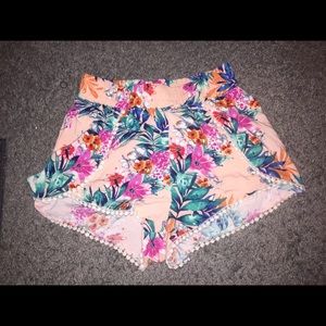 Small floral shorts