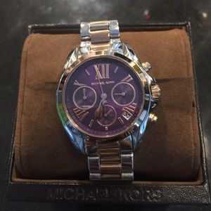 Bradshaw Purple Dial Two-tone Stainless SteelWatch