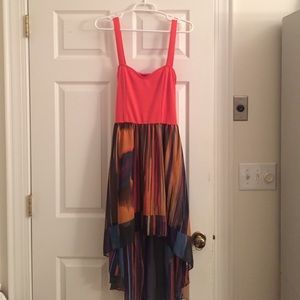 Solemio high-low dress