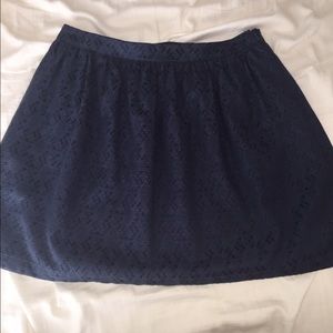 Blue skirt