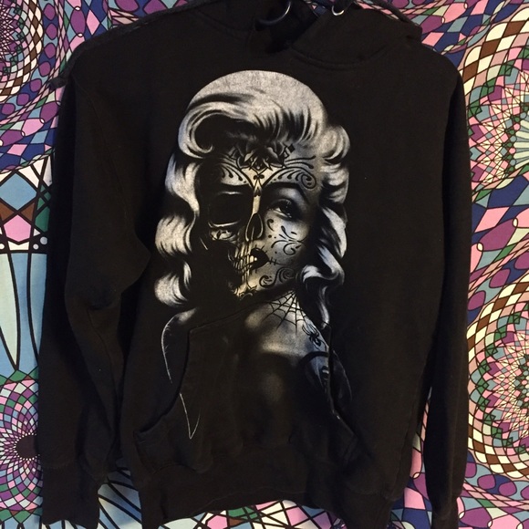 Sweaters - Day of the Dead Marilyn Monroe Sweatshirt