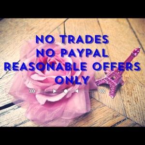 ❌ Trades ❌ PayPal Purchases ✔️ Reasonable Offers