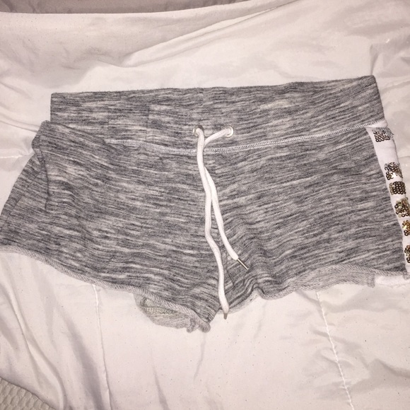 PINK sequin short shorts