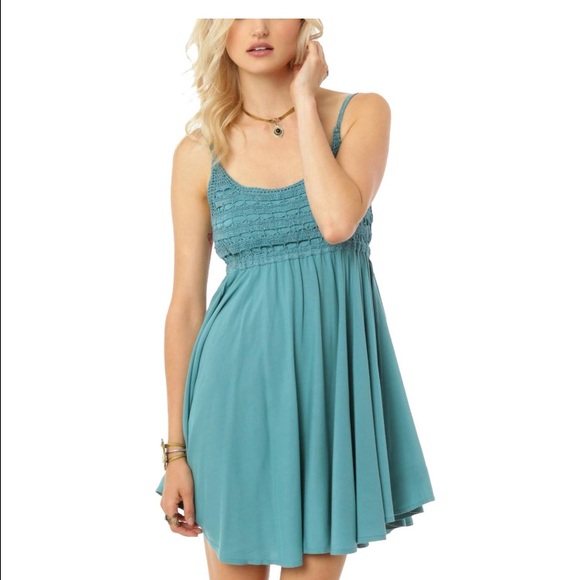 Dark sage green, O'NEILL dress.