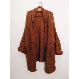 Mustard Color Oversized Sweater