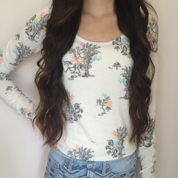 Mudd Tops - Unicorn Long Sleeve Top 🦄