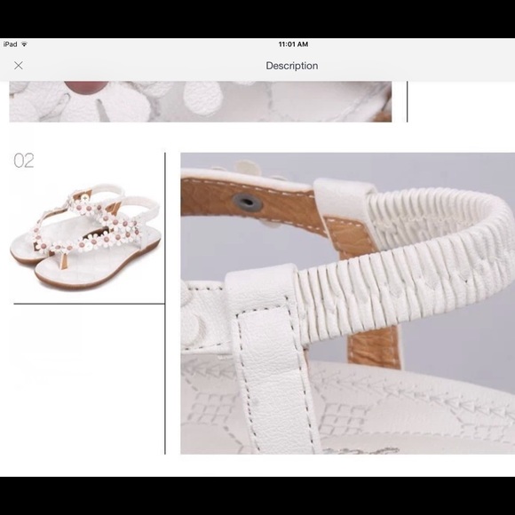 ๐HP๐Beige Daisy Flip-flop Sandal - Picture 4 of 4