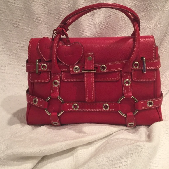 Luella Handbags - LUELLA RED SATCHEL. MINT INSIDE AND OUT.
