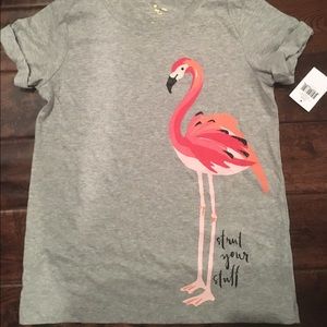 Kate Spade Flamingo T-shirt NWT