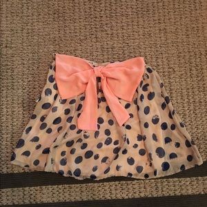 polka dot skirt