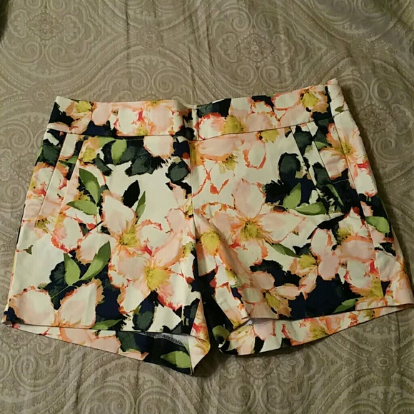 BNWT JCREW Floral City Shorts