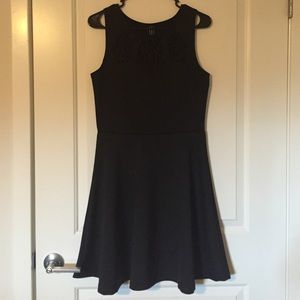 Little black dress with cut out back