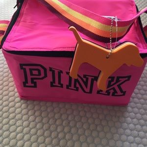 PINK by VS Cooler bag & keychain