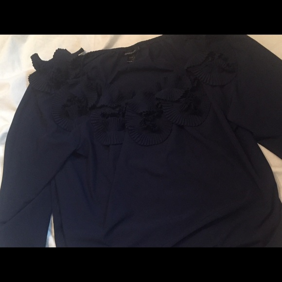 Navy top from Ashley Stewart