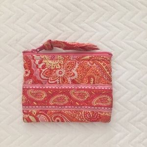 Vera Bradley Sherbert Zip Pouch