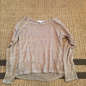 light brown sweater