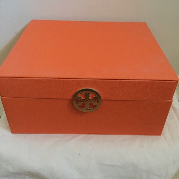 Tory Burch Other - SOLD Tory Burch Makeup Cosmetic Storage Jewelry Bx