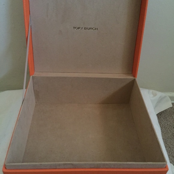 SOLD Tory Burch Makeup Cosmetic Storage Jewelry Bx - Picture 2 of 4