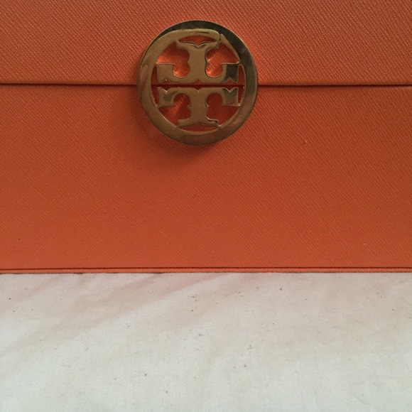 SOLD Tory Burch Makeup Cosmetic Storage Jewelry Bx - Picture 4 of 4
