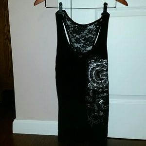 G by Guess black top