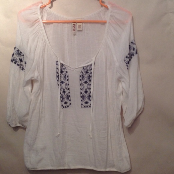 Mudd Peasant Top