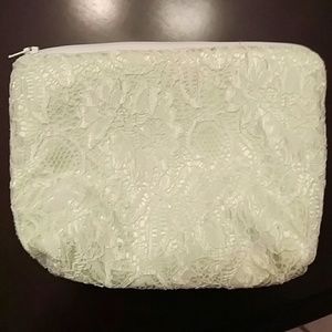 White Lace Clutch Purse