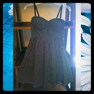 Black and White Polka Dot Dress