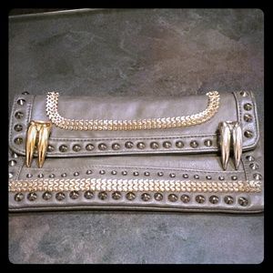 Edgy clutch purse