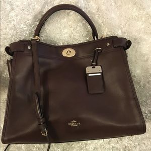 👜COACH👜 Gramercy Satchel in Leather #F33549