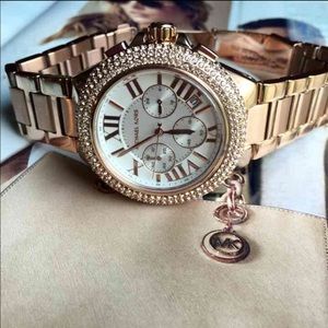 Michael Kors Camille Oversized Rose gold watch