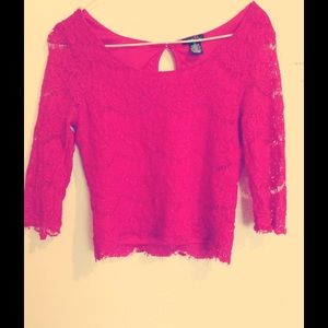 Red rue21 top
