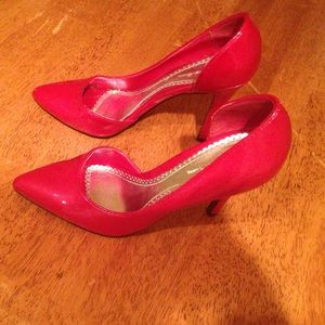 Size 7 Charlotte Russe Ruby Red Heels