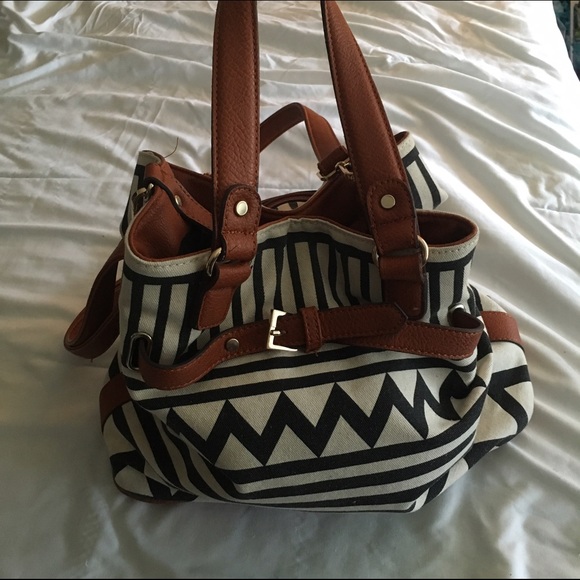 Tribal print purse