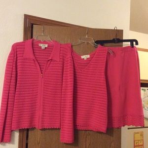 St. John by Marie Gray Knit Suit