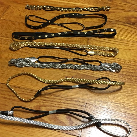 Accessories - Gold silver black headbands