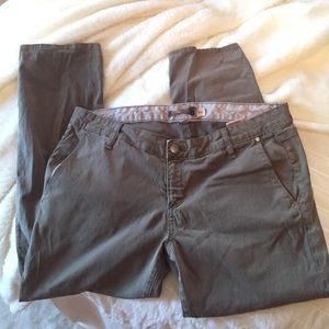 Paige Premium Denim Black Cropped Skinny Pants