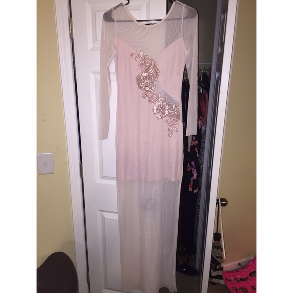 Light Pink Sheer Dress