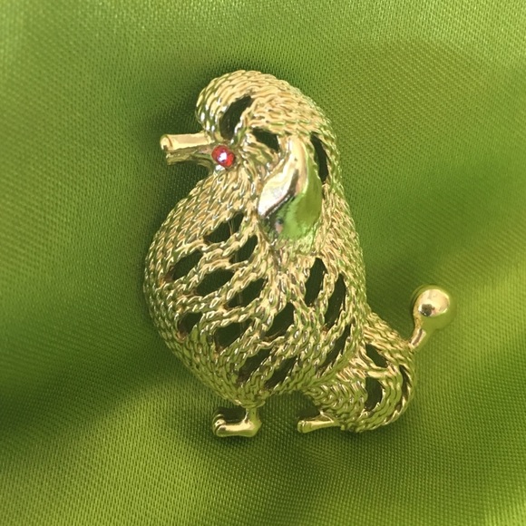 Sarah Cov Poodle Pin *vintage