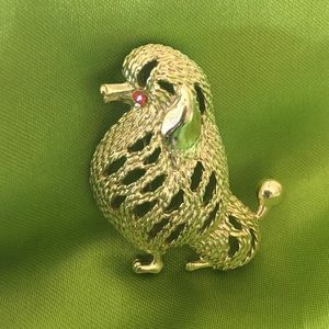 Sarah Cov Poodle Pin *vintage