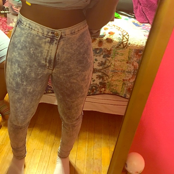 Bleached Jeans