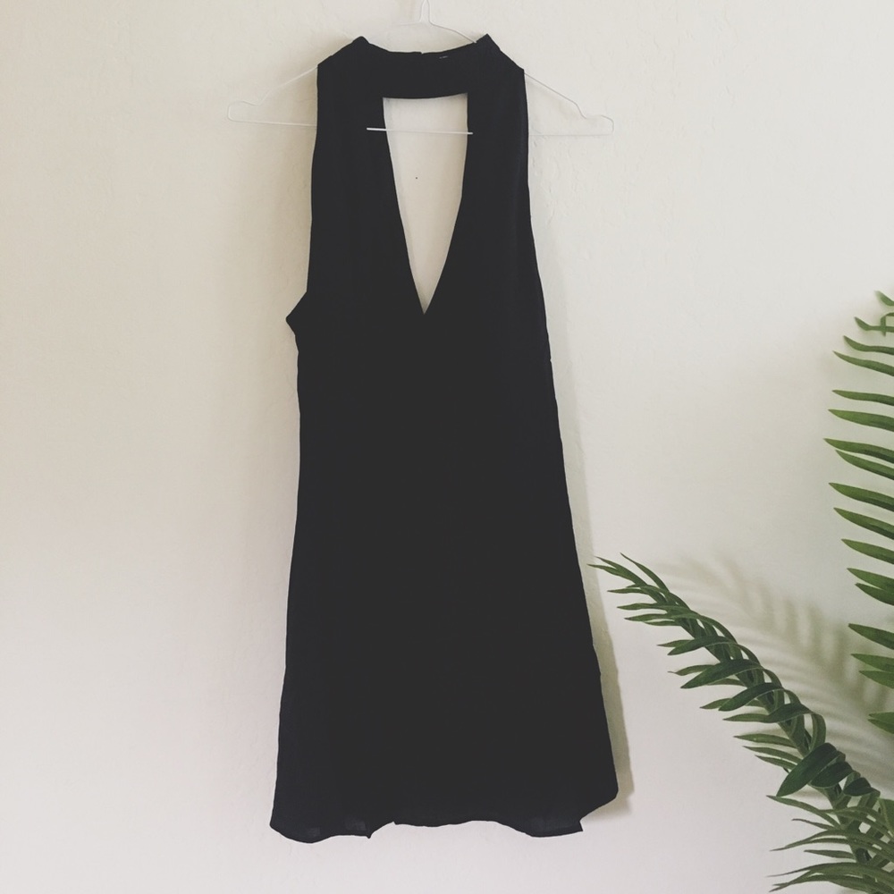 Last One! Choker Collar Swing Dress - Picture 4 of 4