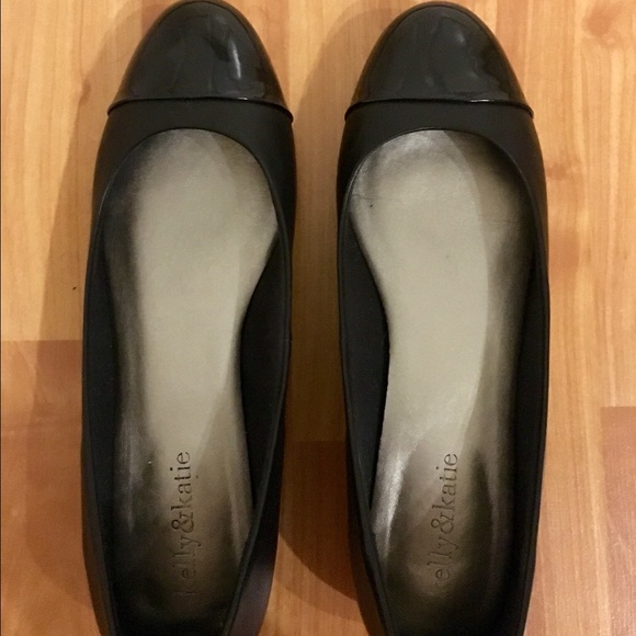 Patent & leather mixed media flats