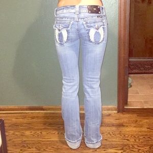 Angel wing miss me jeans