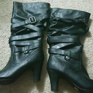 Black boots