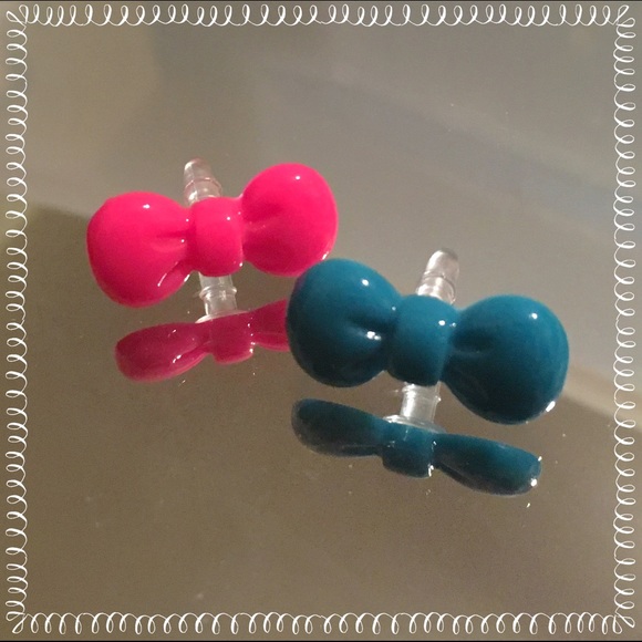 🆕 PinK & Blue Dust Plug Set for Tablets & Phones