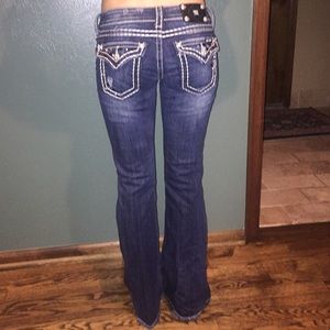 Dark wash miss me jeans