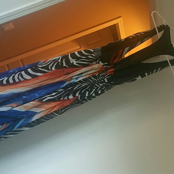 Multi color one of a kind maxi dress!! - Picture 4 of 4