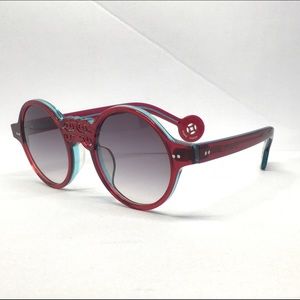 Unique ChairEyes Sunglasses in Burgundy Blue