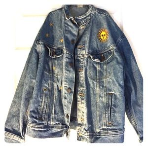 Hand painted Denim Jacket