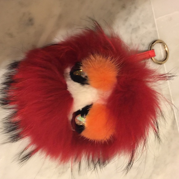 Fur Monster Style Key Chain